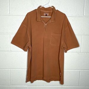 < Men’s American Eagle Relaxed Fit Orange Polo Shirt >